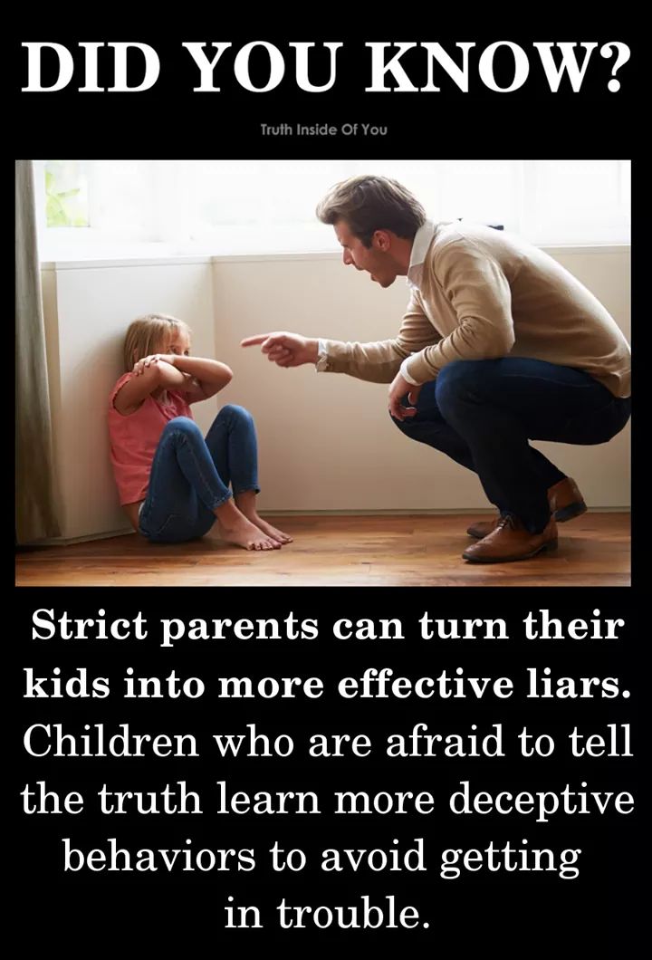 How do strict parents affect child