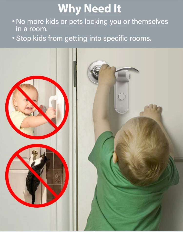 How to child proof door lever