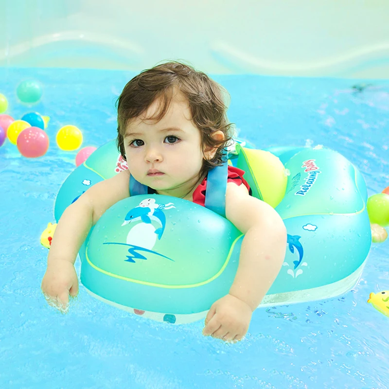 Infant in swimming pool