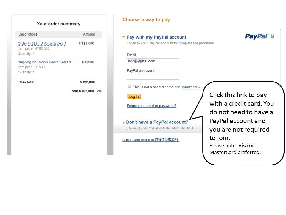 How to make a child paypal account