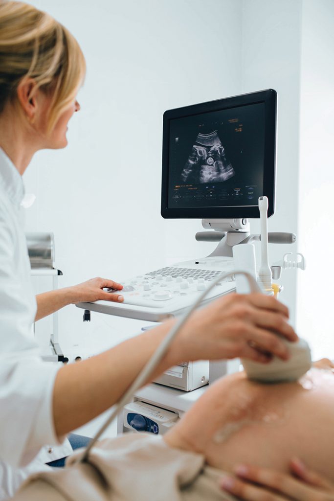 When are ultrasounds performed during pregnancy