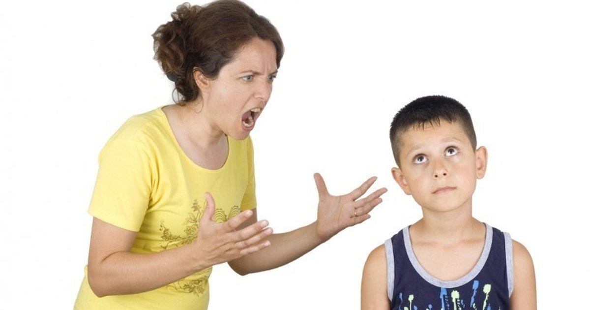 How to scold a child