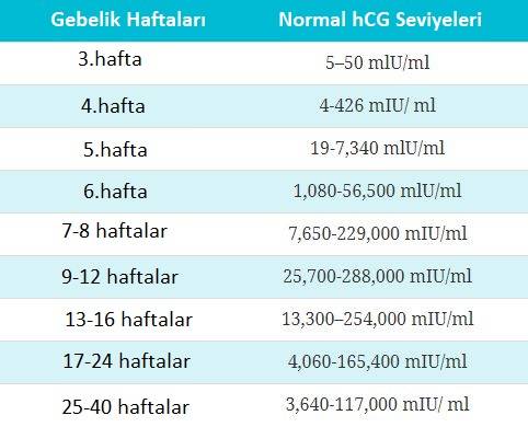 Hcg levels at five weeks