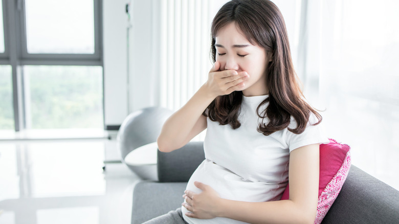 Stomach pains at 35 weeks pregnant