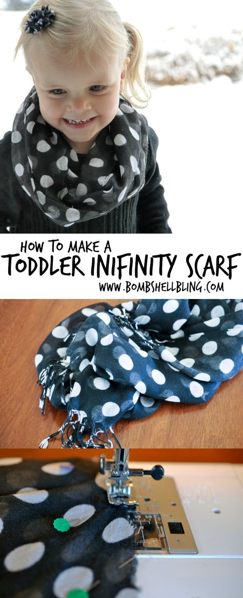 How to make child infinity scarf