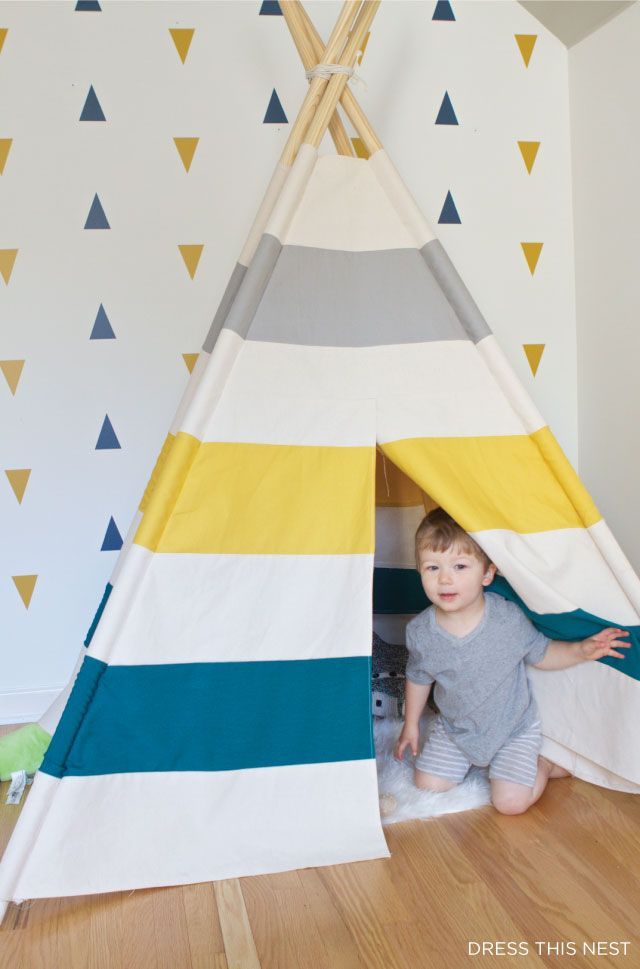 How to make a child teepee