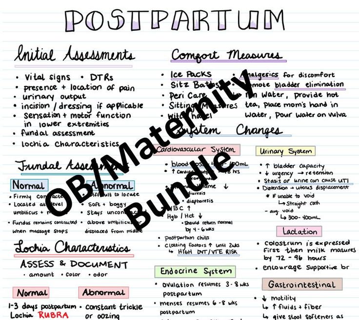 Lab values for newborn