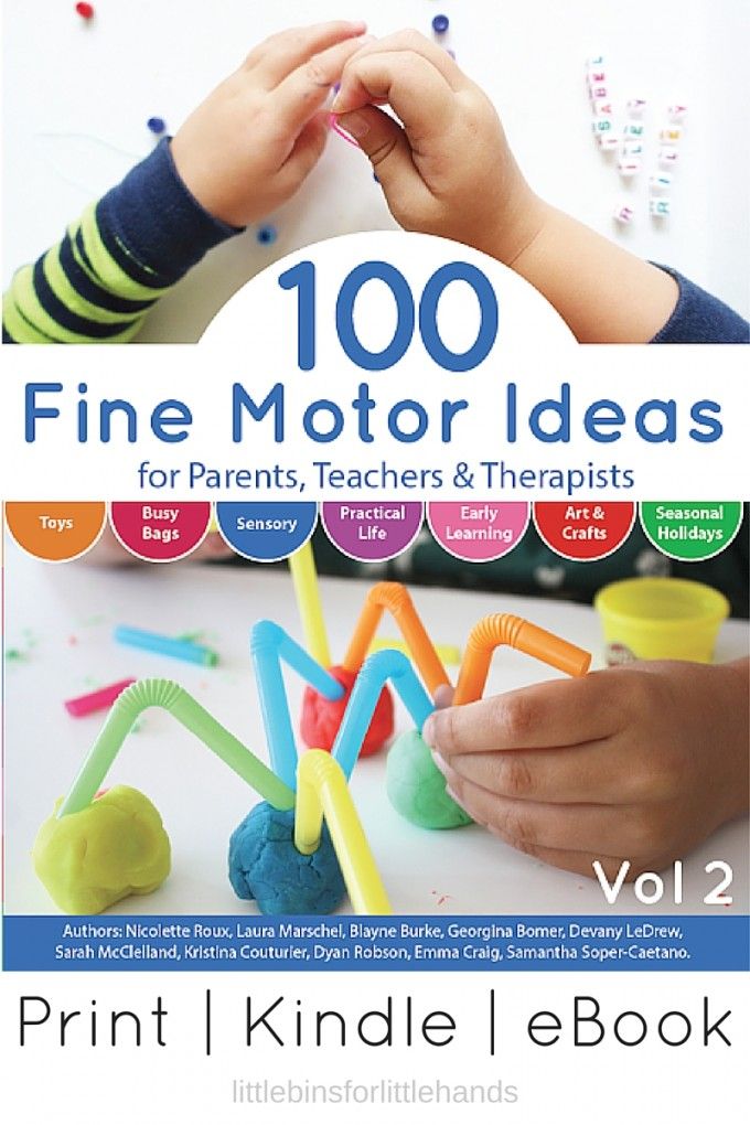 Examples of fine motor skills in early childhood