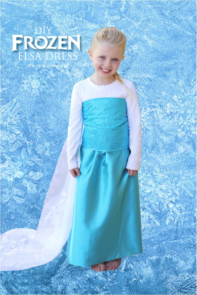 How to make elsa costume for child