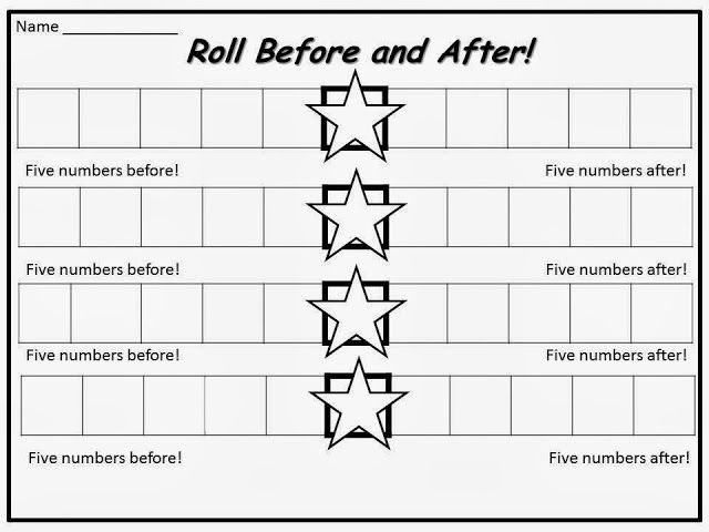 How to teach your child before and after numbers