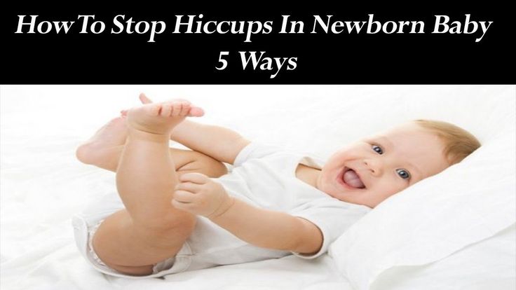 Newborns getting hiccups