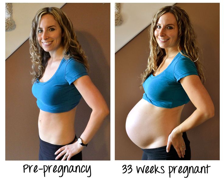 How fast do you gain weight when pregnant