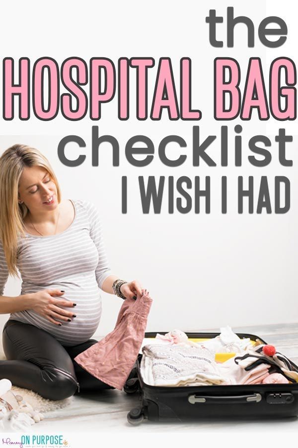 Hospital bag pregnancy list