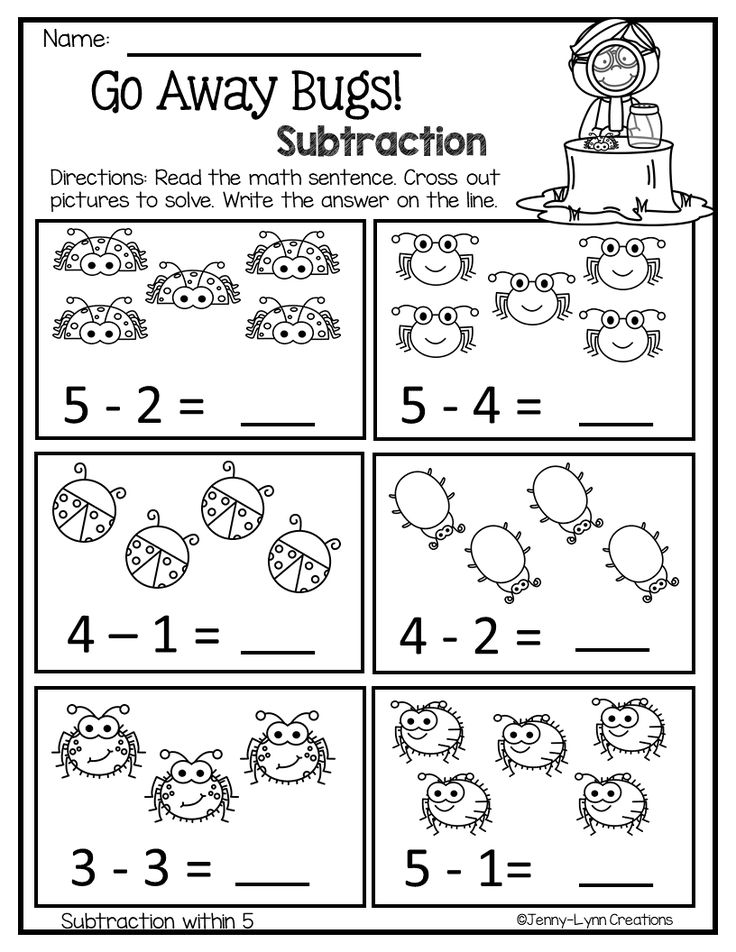 How to teach a child subtraction