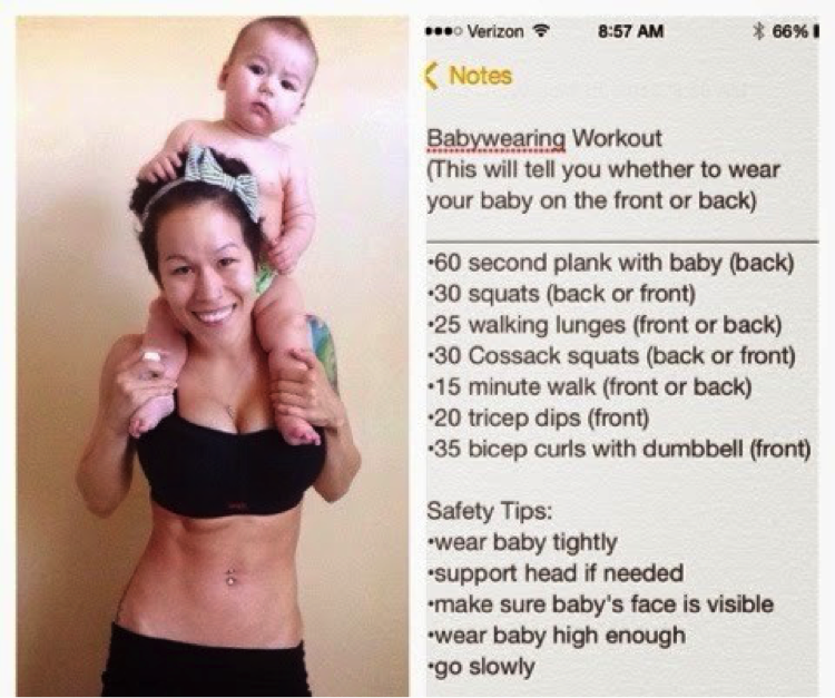 When can u workout after having a baby