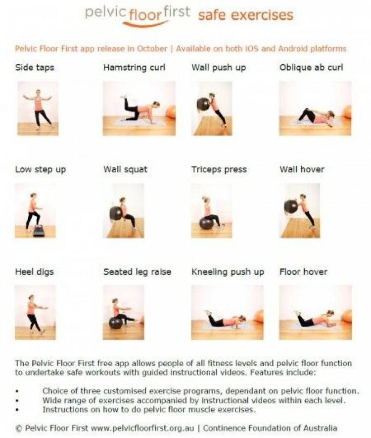 Relaxing pelvic floor muscle exercises