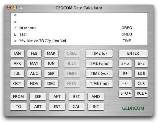 Projected due date calculator