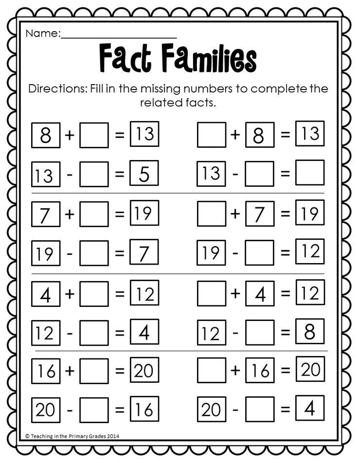 How to teach a child math facts