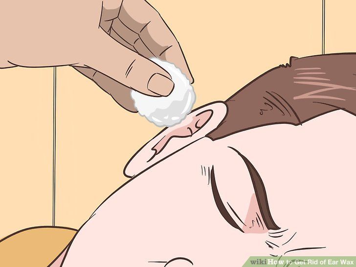 How to get baby ear wax out