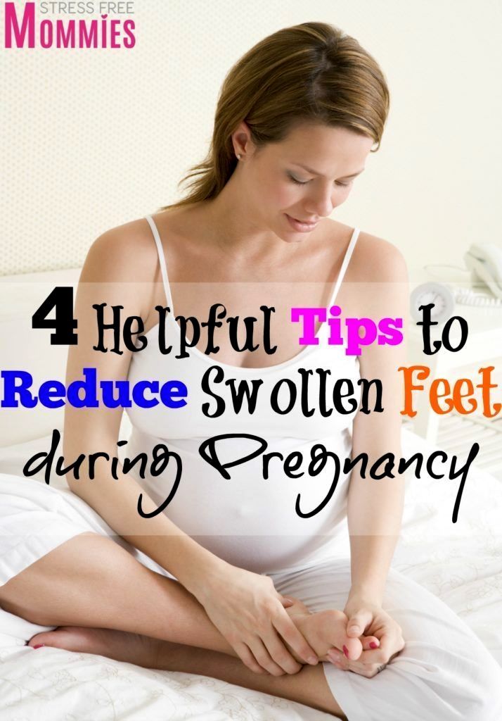 Helping swollen feet during pregnancy