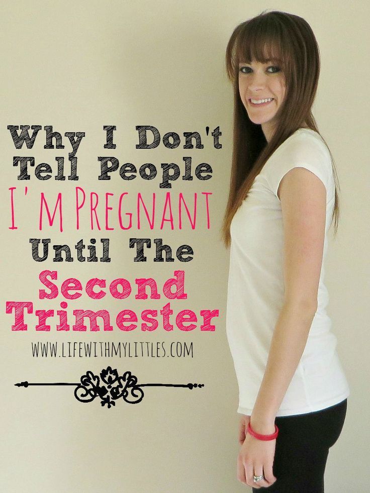 When to tell people your pregnant