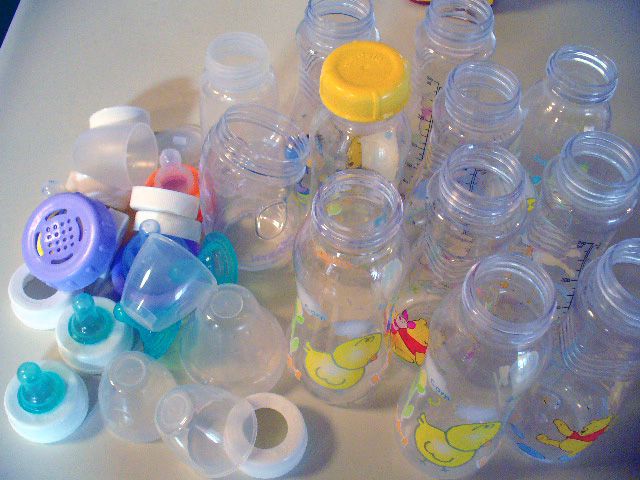 Sterilizing solution for baby bottles