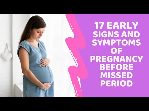 Missed period pregnancy symptoms