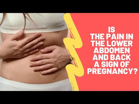 When do lower back pains start in pregnancy