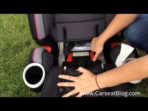 How to remove child seat from car