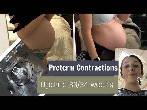 Mild contractions at 34 weeks