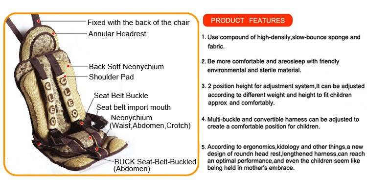 How do you best position and use child safety seats