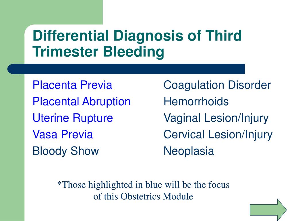 Vomiting During Third Trimester