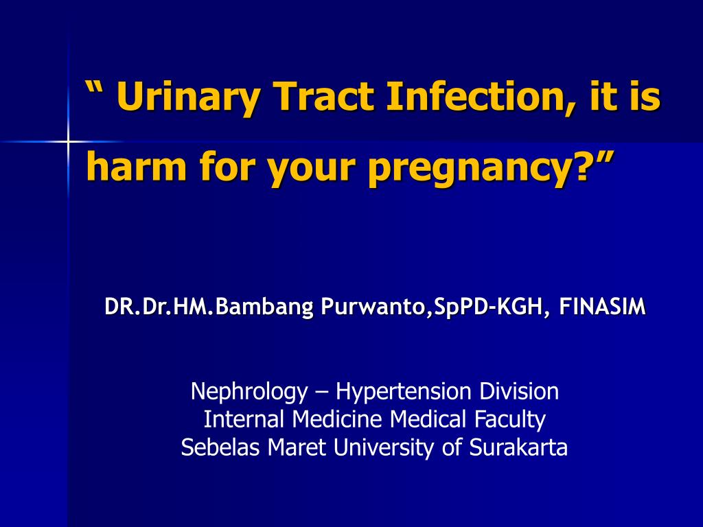 Could uti be a sign of pregnancy