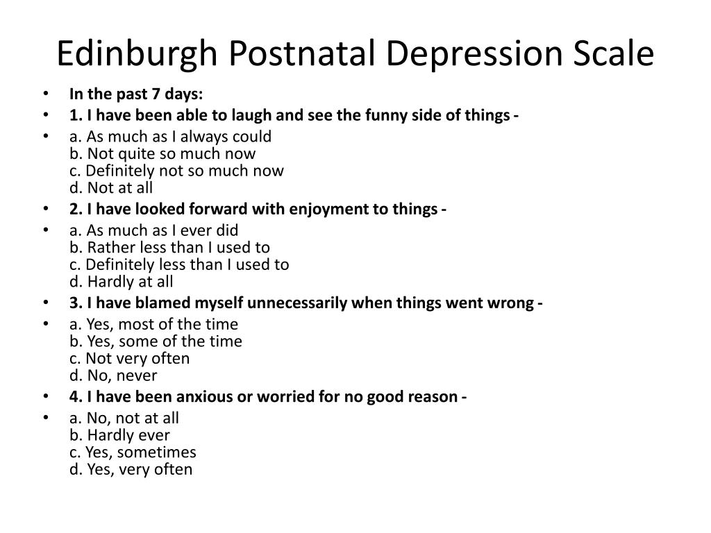 Postnatal depression for dads