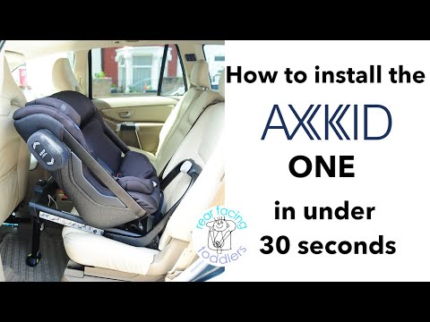 How to install rear facing child seat