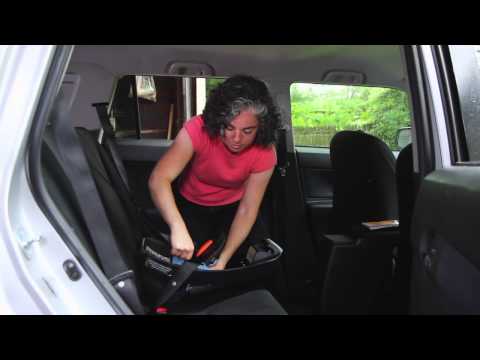 How to install rear facing child seat