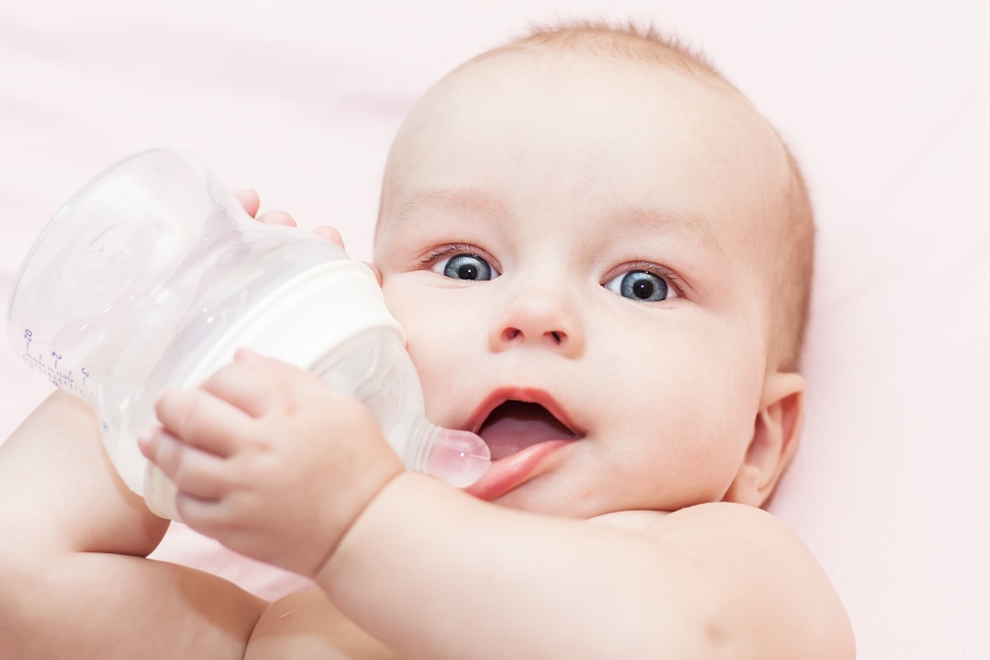 Infant and water