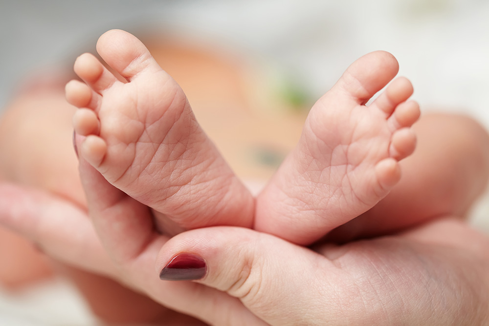 Bumps on babies feet