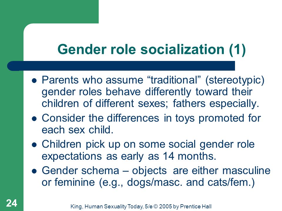 Gender identity in preschoolers