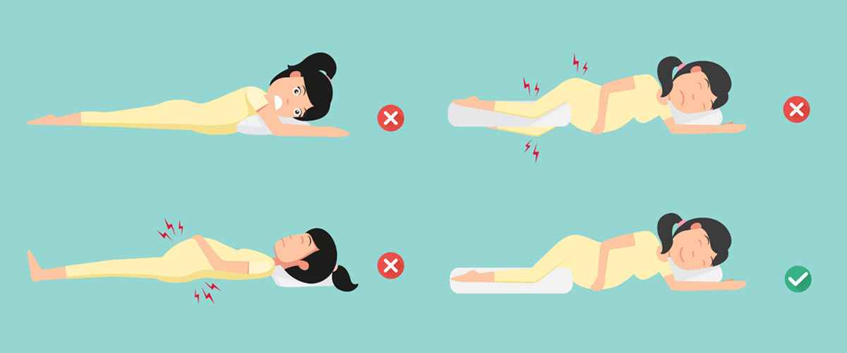 During pregnancy back pain is normal