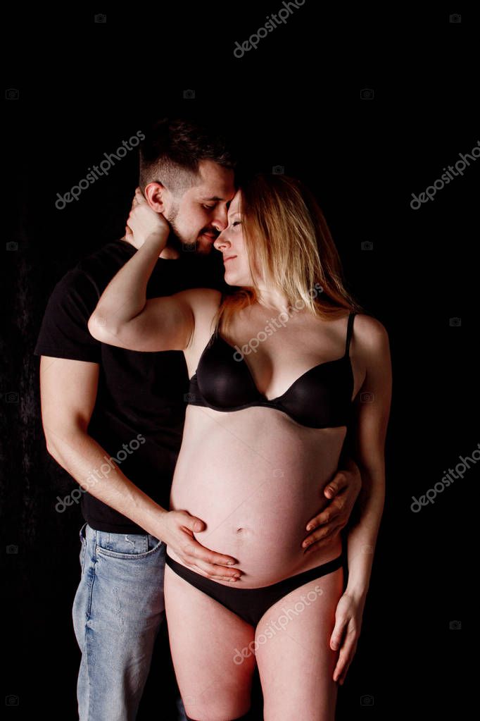 Pregnant woman husband