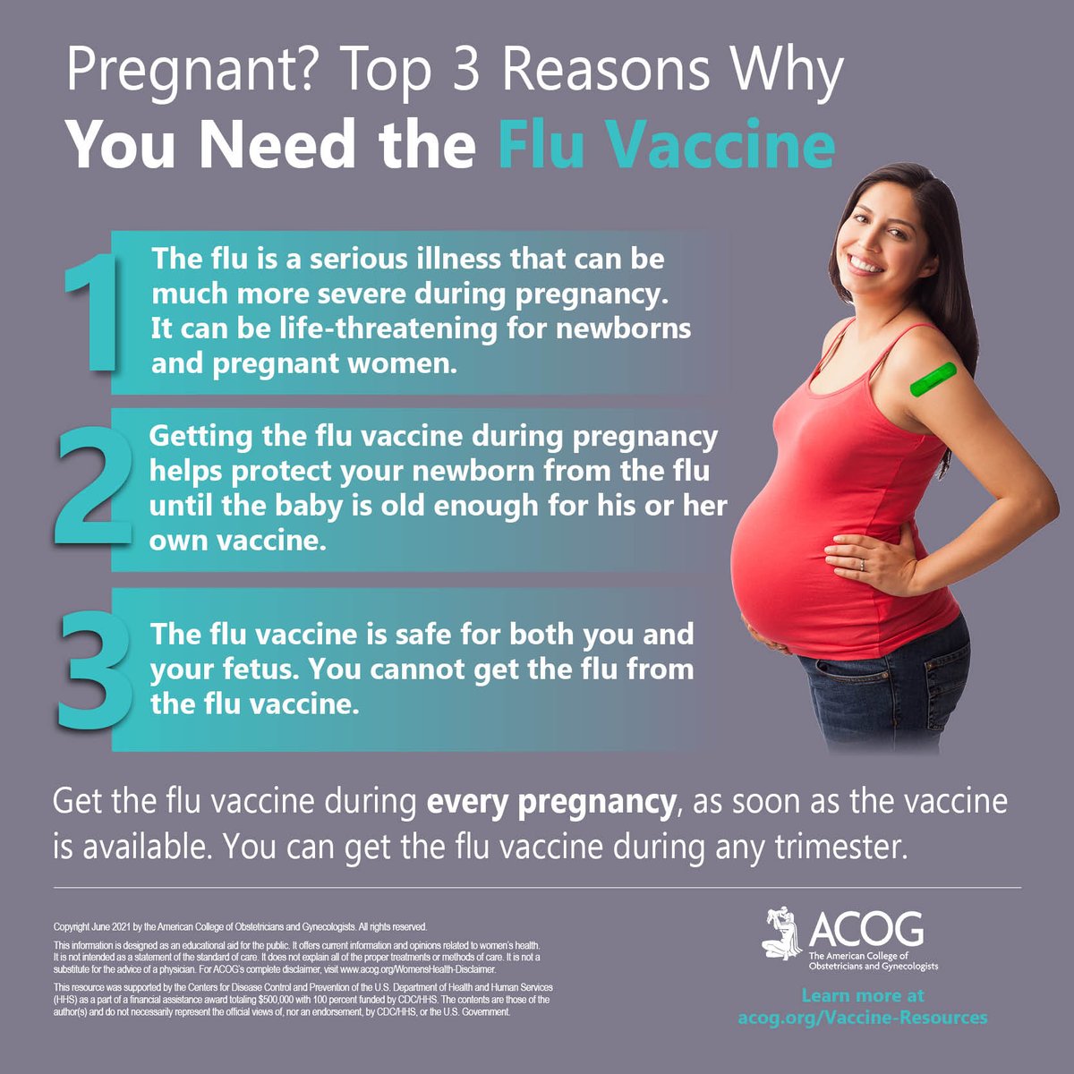 Flu vaccinations and pregnancy